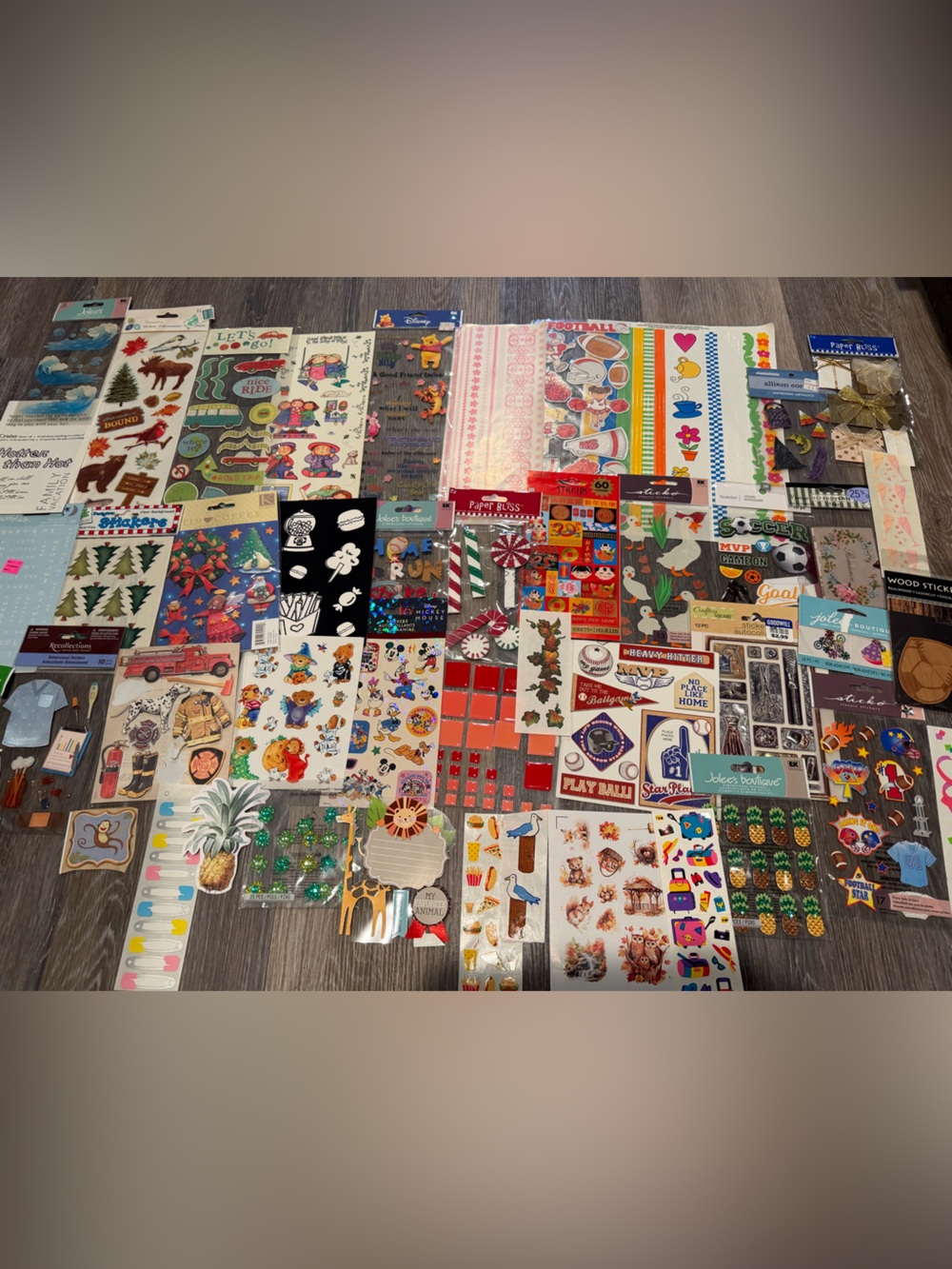 Sticker Lot #3 - Jolees Boutique, Disney, Recollections, many brands and themes